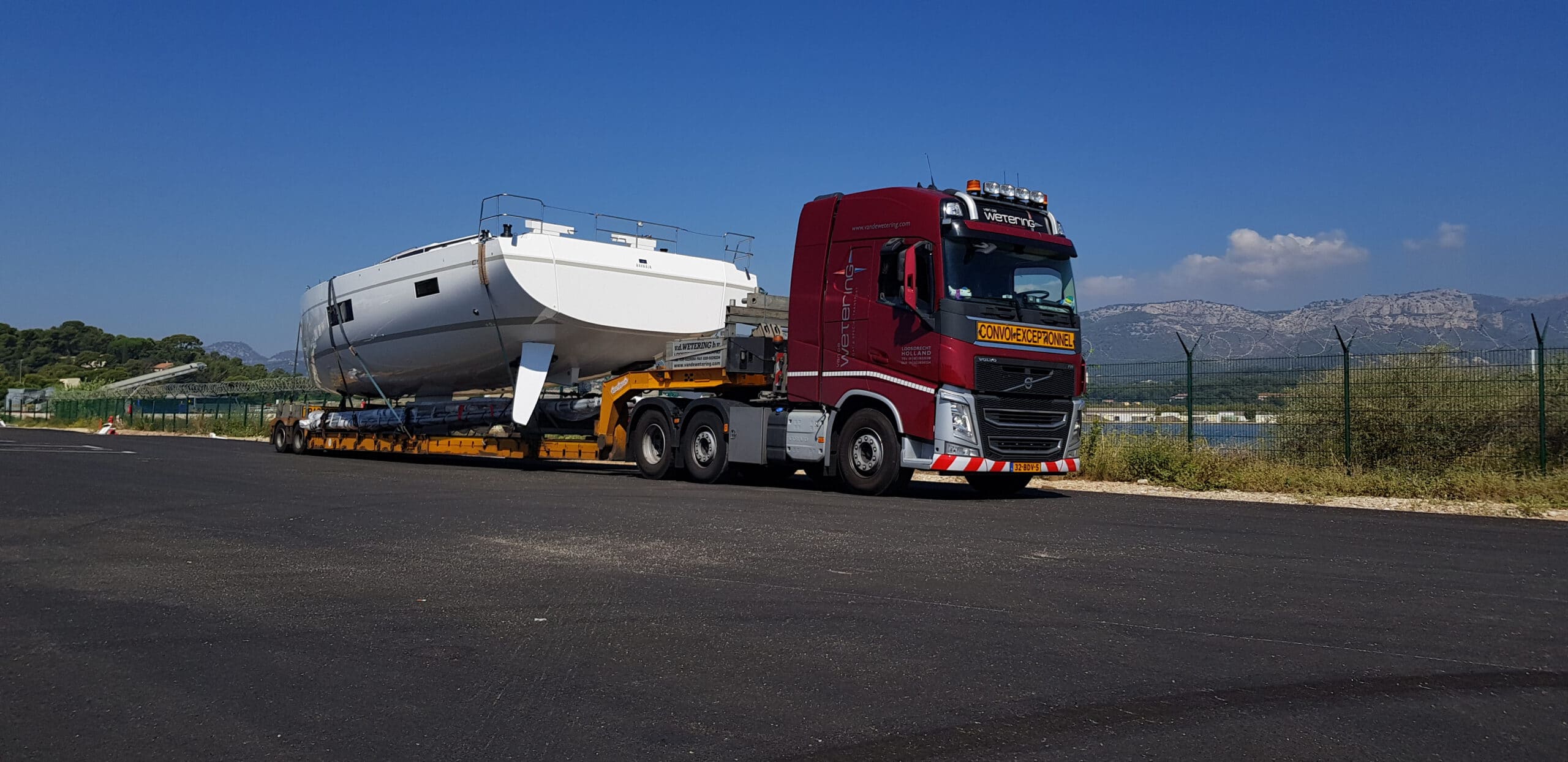 zeilboot transport